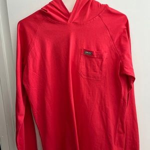 Ariat Hoodie Shirt Womens Medium Coral, Rebar Lightweight Hoodie